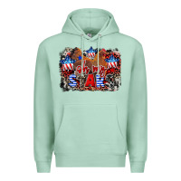 Seafoam Oh my stars chicken 4th of july Premium Hoodie - CowGirlArtShop