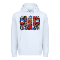 White Oh my stars chicken 4th of july Premium Hoodie - CowGirlArtShop