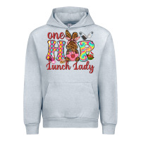 Heather Grey One hip lunch lady Urban Hoodie - Neo Western