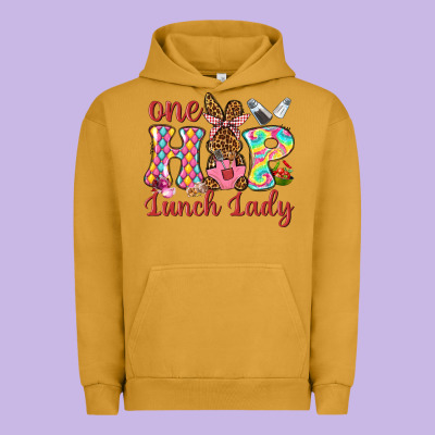 One Hip Lunch Lady Urban Hoodie Designed By Neo Western