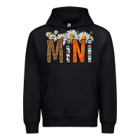Black western daisies mini Urban Hoodie - HRA Design Shop