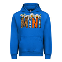 Cobalt western daisies mini Urban Hoodie - HRA Design Shop