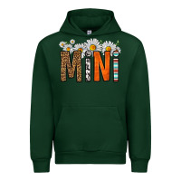 Forest Green western daisies mini Urban Hoodie - HRA Design Shop