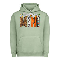 Pigment Oil Green western daisies mini Urban Hoodie - HRA Design Shop