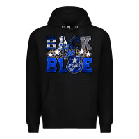 Black Back to blue 4th of July 4th of july Premium Hoodie - CowGirlArtShop
