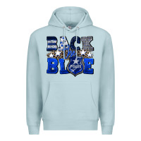 Blue Mist Back to blue 4th of July 4th of july Premium Hoodie - CowGirlArtShop
