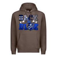 Coffee Back to blue 4th of July 4th of july Premium Hoodie - CowGirlArtShop