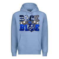 Colony Blue Back to blue 4th of July 4th of july Premium Hoodie - CowGirlArtShop