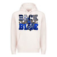 Pale Pink Back to blue 4th of July 4th of july Premium Hoodie - CowGirlArtShop
