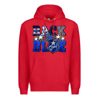 Red Back to blue 4th of July 4th of july Premium Hoodie - CowGirlArtShop