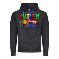 Vintage Black autism is my superpower Vintage Hoodie - AdoDesignShop