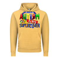 Vintage Mustard autism is my superpower Vintage Hoodie - AdoDesignShop