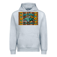 Heather Grey life is better in the country skinny metal can holder Urban Hoodie - HRA Design Shop