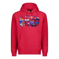 Cardinal 4th of July coffee drinks Premium Hoodie - Neo Western