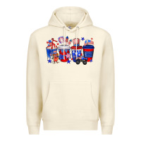 Sandshell 4th of July coffee drinks Premium Hoodie - Neo Western