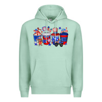 Seafoam 4th of July coffee drinks Premium Hoodie - Neo Western