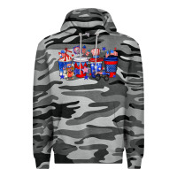Slate Camo 4th of July coffee drinks Premium Hoodie - Neo Western