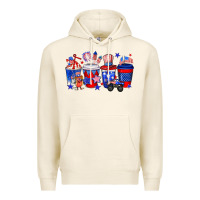 Tofu 4th of July coffee drinks Premium Hoodie - Neo Western