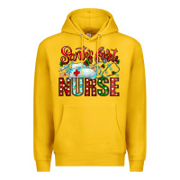 Lemon santa is favorite nurse Premium Hoodie - CowhideDigitalArt