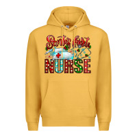 Mustard santa is favorite nurse Premium Hoodie - CowhideDigitalArt