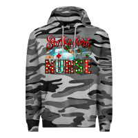 Slate Camo santa is favorite nurse Premium Hoodie - CowhideDigitalArt
