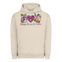 Pigment French Oak Peace Love Easter Urban Hoodie - Neo Western