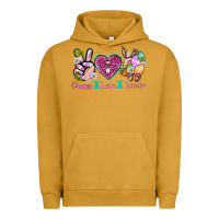 Pigment Peanut Butter Peace Love Easter Urban Hoodie - Neo Western