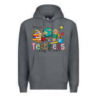 Rock Teachers Change The World Premium Hoodie - CowhideDigitalArt