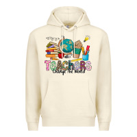Sandshell Teachers Change The World Premium Hoodie - CowhideDigitalArt