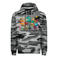 Slate Camo Teachers Change The World Premium Hoodie - CowhideDigitalArt