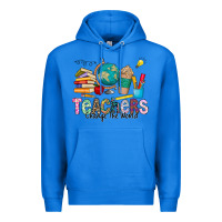 True Royal Teachers Change The World Premium Hoodie - CowhideDigitalArt