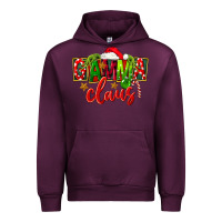 Mauve Wine christmas gamma claus Urban Hoodie - FaDigitalArtStudio