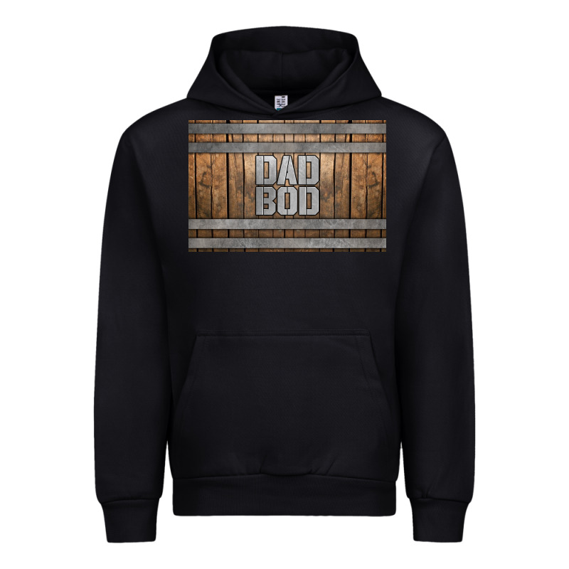 Dad Bod Whiskey Barrel Skinny Metal Can Holder Urban Hoodie by HRA Design Shop | Teevron