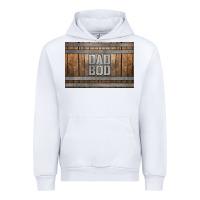 White dad bod whiskey barrel skinny metal can holder Urban Hoodie - HRA Design Shop