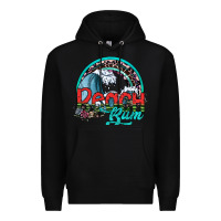Black beach bum Premium Hoodie - SublimationCraftShop