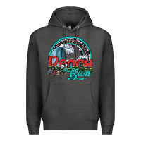 Charcoal Heather beach bum Premium Hoodie - SublimationCraftShop