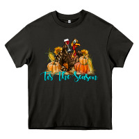 Asphalt Western Fall Turkey Tis The Season Heavy Core Tee - LillyAllenDesigns