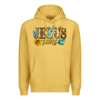 Antique Gold jesus saves Premium Hoodie - HRA Design Shop