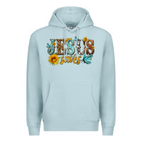 Blue Mist jesus saves Premium Hoodie - HRA Design Shop