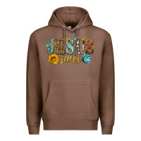 Chestnut jesus saves Premium Hoodie - HRA Design Shop