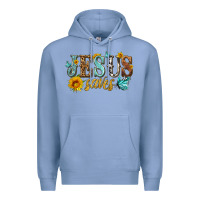 Colony Blue jesus saves Premium Hoodie - HRA Design Shop