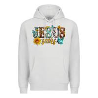 Dove Grey jesus saves Premium Hoodie - HRA Design Shop