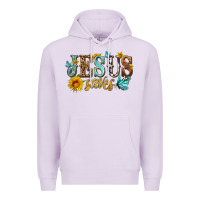 Lilac jesus saves Premium Hoodie - HRA Design Shop