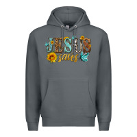 Rock jesus saves Premium Hoodie - HRA Design Shop
