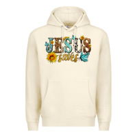 Sandshell jesus saves Premium Hoodie - HRA Design Shop