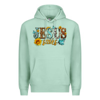 Seafoam jesus saves Premium Hoodie - HRA Design Shop