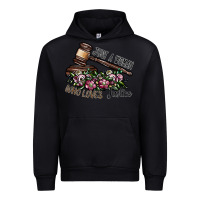 Black just a woman who loves justice Urban Hoodie - SublimationCraftShop