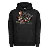 Pigment Black just a woman who loves justice Urban Hoodie - SublimationCraftShop
