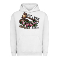 Pigment Lunar Rock just a woman who loves justice Urban Hoodie - SublimationCraftShop