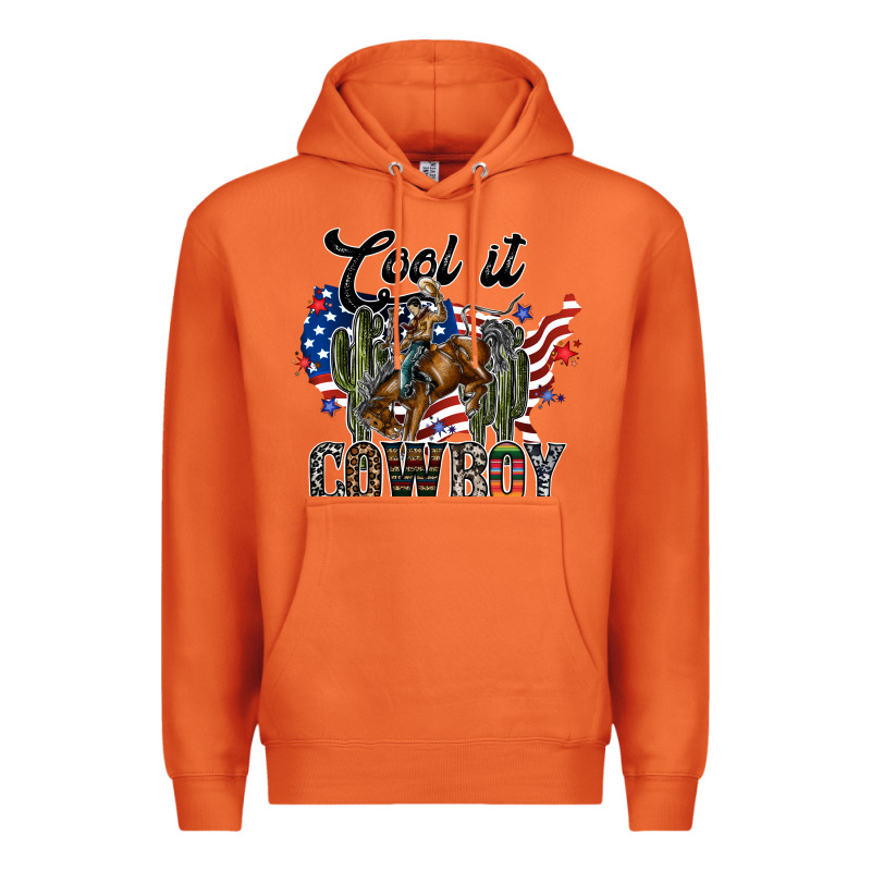 Cool It Cowboy Premium Hoodie by SublimationCraftShop | Teevron